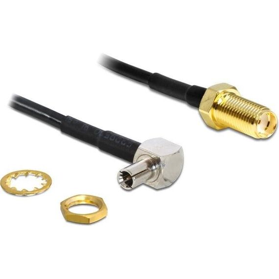 Delock Aerial adapter TS9 male to SMA 88487