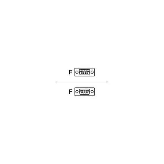 Motorola Serial RS232 cable DB9 (F) to DB9 (F) CBL5891802