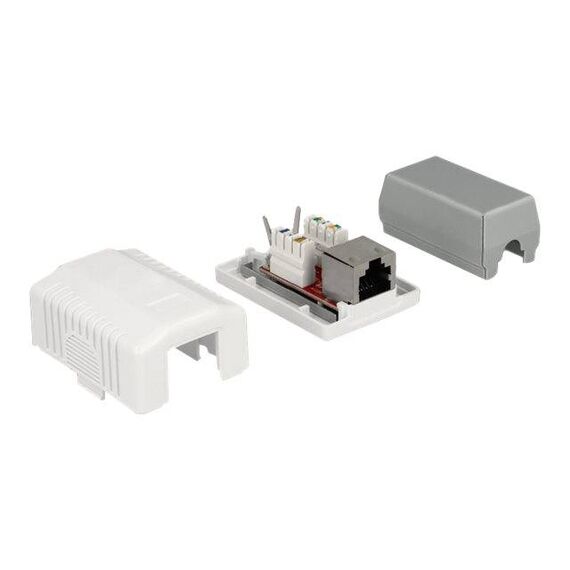 DeLOCK Outlet surface mountable, wall mountable RJ45 86196
