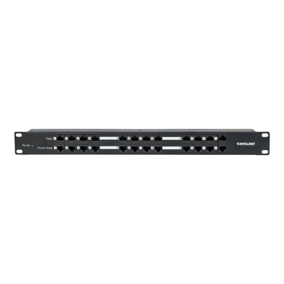 Intellinet PoE Patch Panel, 24 Port Patch Panel 720342