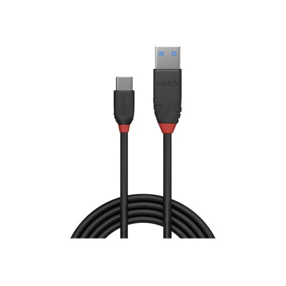Lindy Black Line USB cable USBC (M) to USB Type A (M) 36915