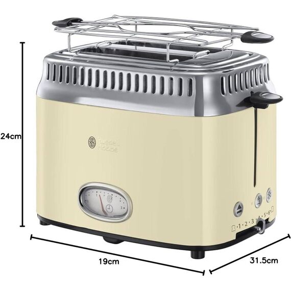 Russell Hobbs Retro 2168256 Vintage Toaster 2 slice 2 2168256
