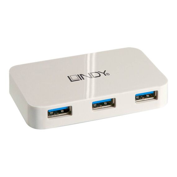 Lindy 4 Port USB 3.0 Hub Basic Hub 4 x SuperSpeed USB 3.0 43143