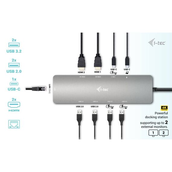 iTec Nano Dock Docking station for tablet, C31NANOHDM2DOCPD