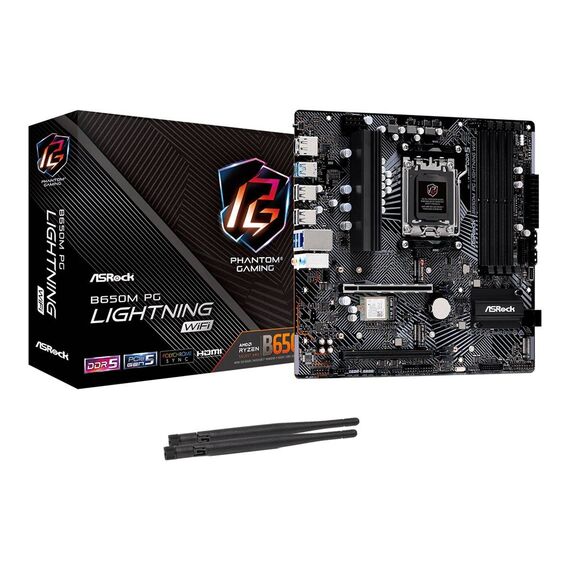 ASRock B650M PG Lightning WiFi Motherboard 90MXBMW0A0UAYZ