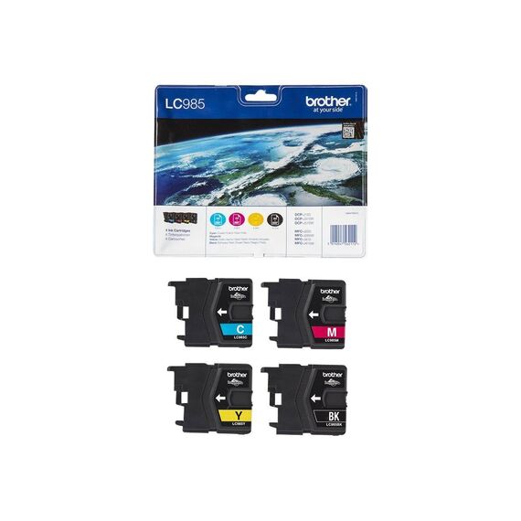 Brother LC985VALBP 4pack black, yellow, cyan, LC985VALBP