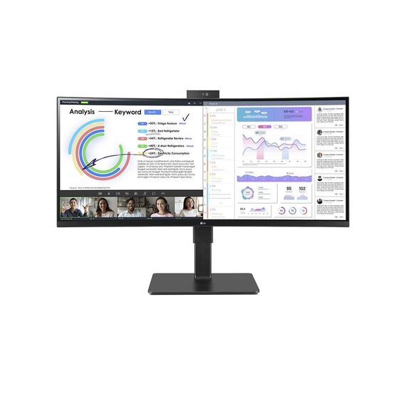 LG UltraWide 34BQ77QCB LED monitor curved 34 34BQ77QCB.AEU