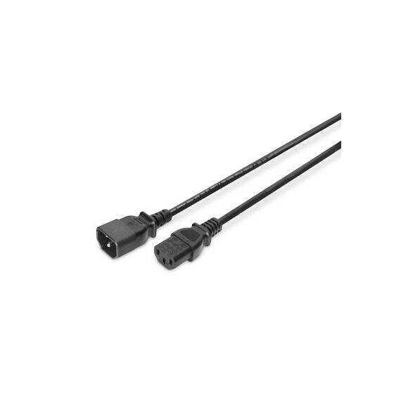 ASSMANN Power extension cable IEC 60320 C14 to IEC 60320 C13