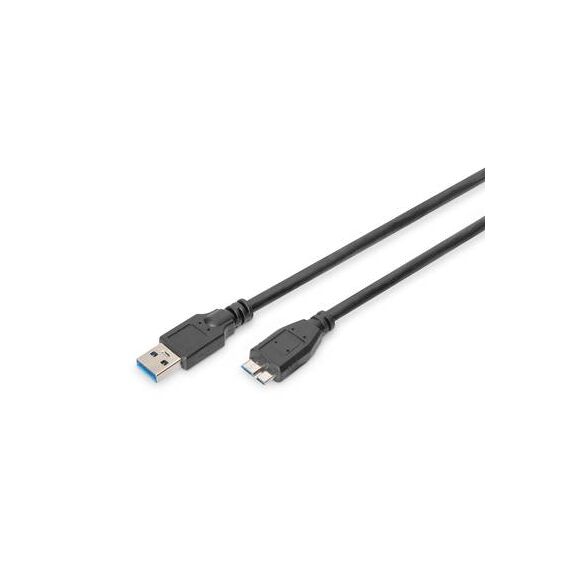 ASSMANN USB cable MicroUSB Type B (M) to USB AK300116010S