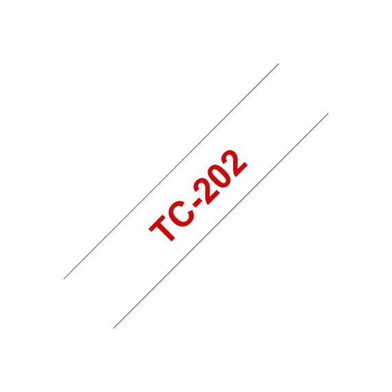 Brother White, red Roll (1.2cm x 7.7m) 1 pcs. printer TC202