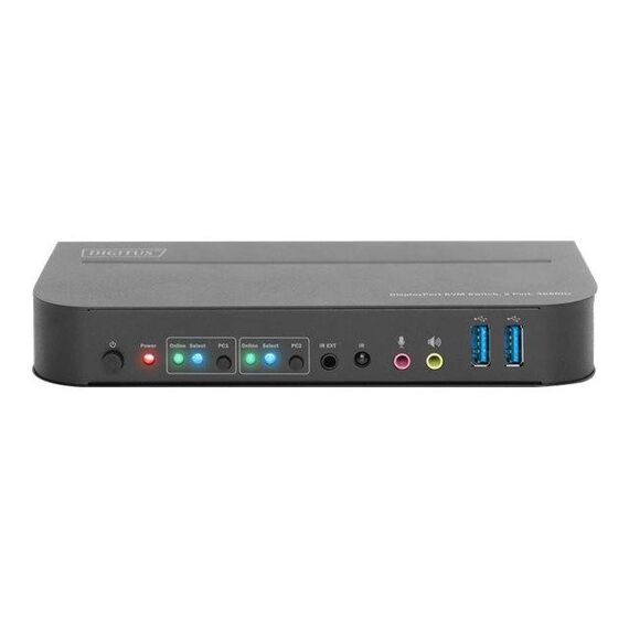DIGITUS DS12850 KVM audio USB switch 2 x KVM audio DS12850