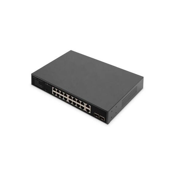 DIGITUS PoE Switch 16+2 Port GE DN95358