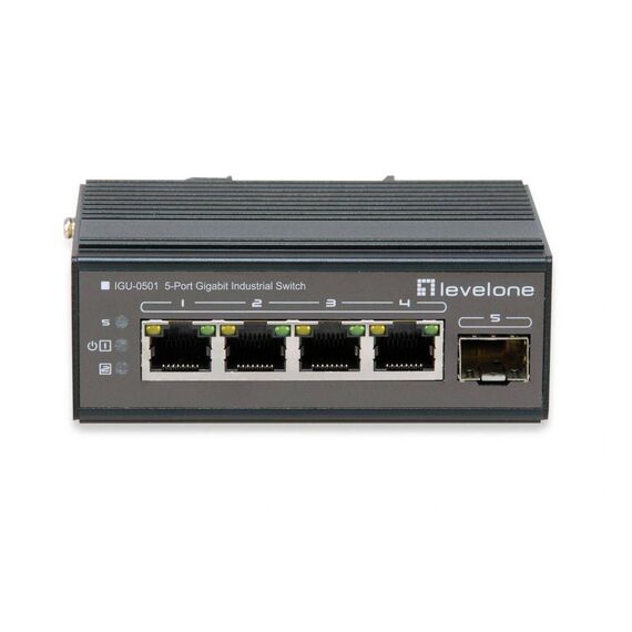 LevelOne 5-Port Gigabit Industrial Switch IGU0501