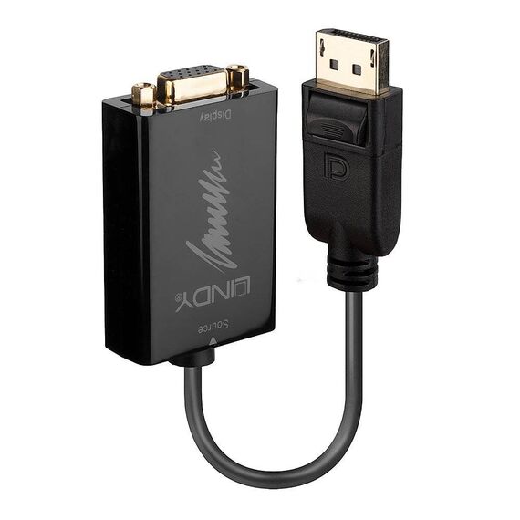 Lindy DisplayPort to VGA Adapter External video adapter 41006