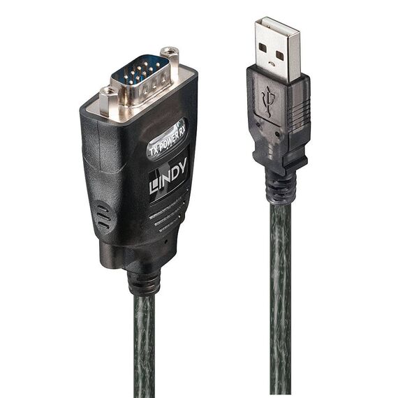 Lindy USB RS232 Converter w COM Port Retention Serial 42686