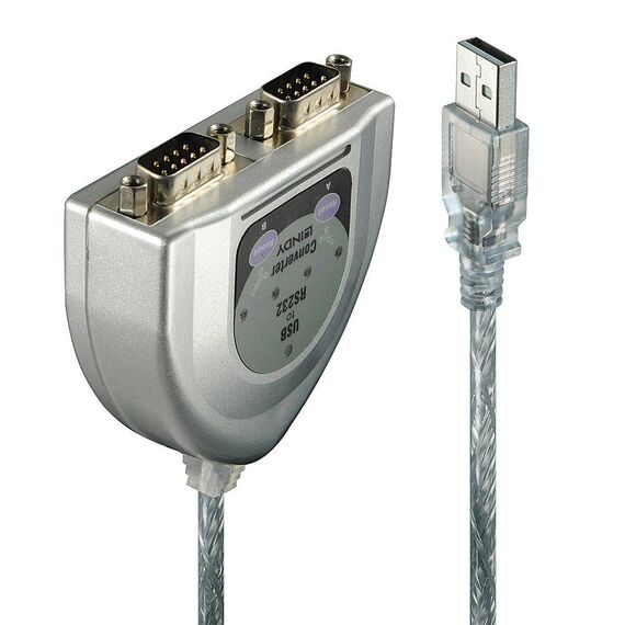 Lindy USB to Serial Converter Serial adapter USB RS232 x 42889