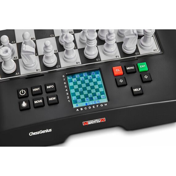 Millennium ChessGenius, Single piece board, Black, White M810