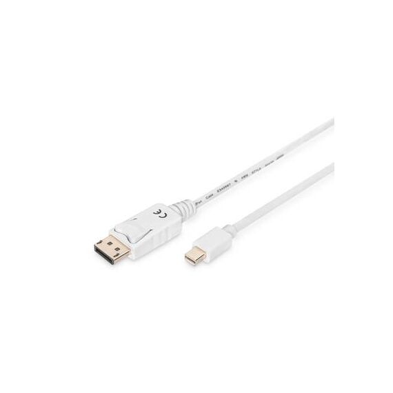 ASSMANN DisplayPort cable Mini DisplayPort 3m white