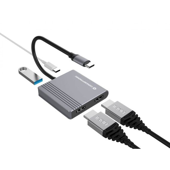Conceptronic Docking station USBC 2 x DONN13G