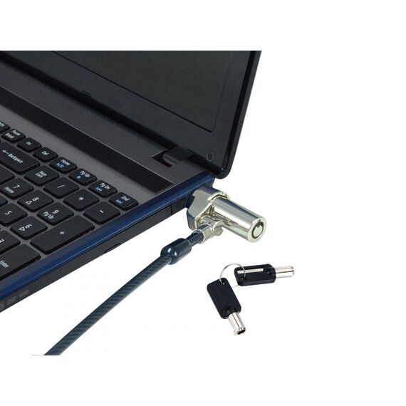 Conceptronic Keyed Laptop Lock, Nano Lock Slot, 1.8m
