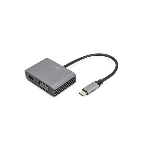 DIGITUS Adapter 24 pin USBC (M) to HD15 (VGA) DA70825