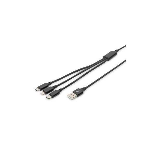 DIGITUS Lightning cable USB male to MicroUSB AK300160010S