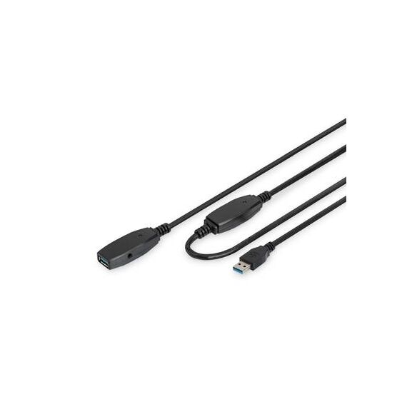 DIGITUS USB extension cable USB Type A (M) to USB 15m DA73106