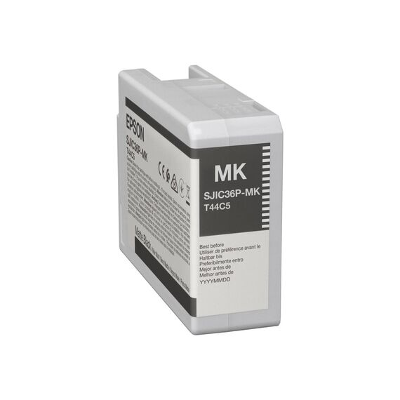 Epson SJIC36P(MK) 80 ml black original ink cartridge C13T44C540