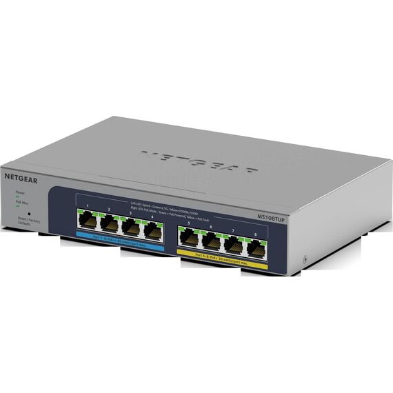Netgear 8PT POE++MULTIGIG SMART SWCH Power over MS108TUP100EUS