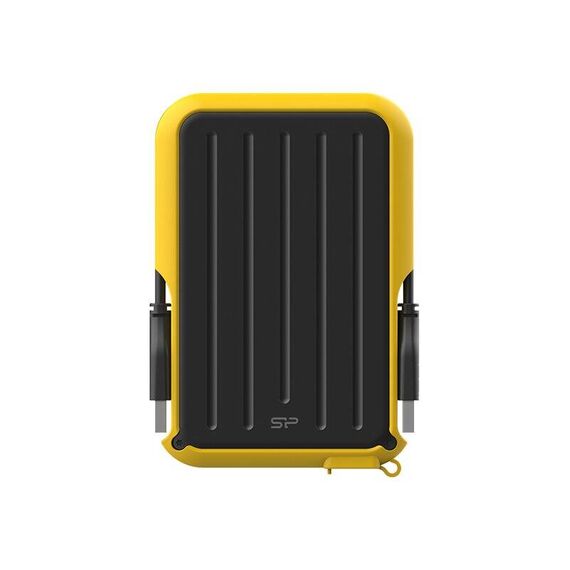 SILICON POWER Armor A66 - Hard drive - 2 TB - external (portable) - USB 3.2 Gen 1 - black/yellow