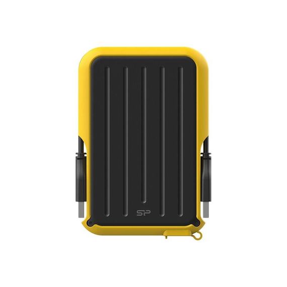 SILICON POWER Armor A66 - Hard drive - 4 TB - external (portable) - USB 3.2 Gen 1 - black/yellow