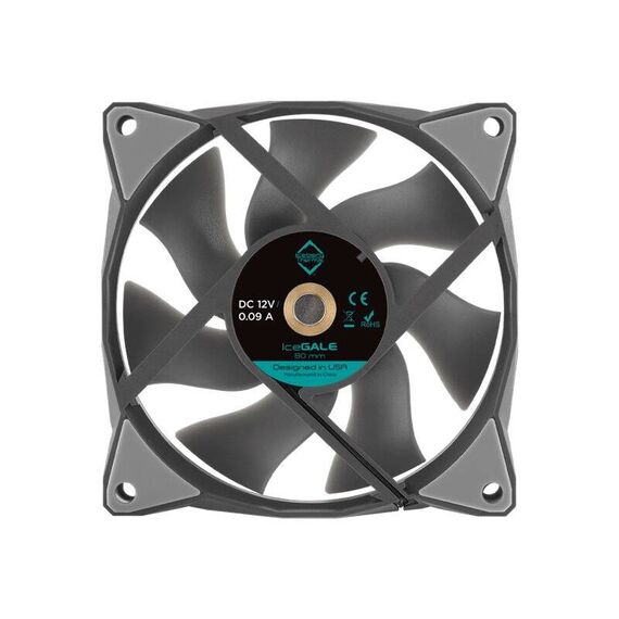 Iceberg Thermal IceGale - Case fan - 80 mm - grey | ICEGALE08-B0A