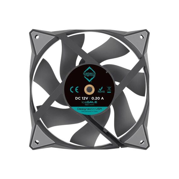 Iceberg Thermal IceGale - Case fan - 120 mm - gre | ICEGALE12-B3A