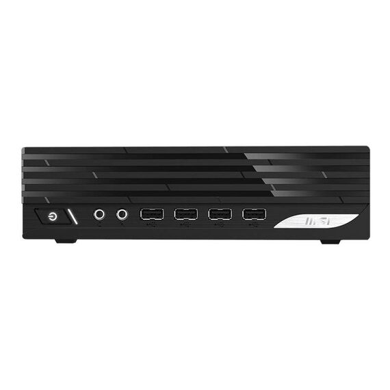 MSI PRO DP21 13M 485DE - SFF - Core i3 13100 / 3.4 GHz - RAM 8 GB - SSD 256 GB - NVMe - UHD Graphics 730 - GigE, 802.11ax (Wi-Fi 6E), Bluetooth 5.3 - WLAN: 802.11a/b/g/n/ac/ax (Wi-Fi 6E), Bluetooth 5.3 - Win 11 Home - monitor: none - black