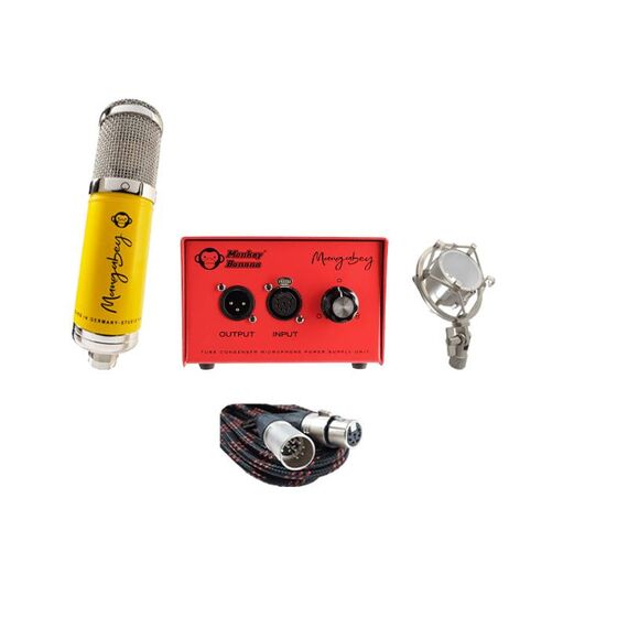 Monkey Banana Mangabey banana - condenser microphone