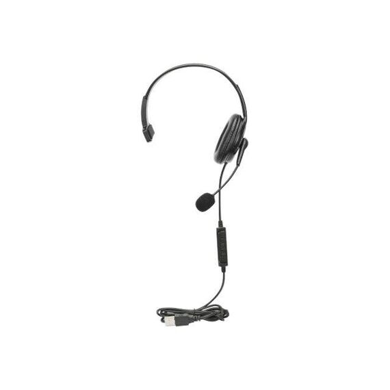 Manhattan Mono Over-Ear Headset (USB), Reversible Microp | 180849
