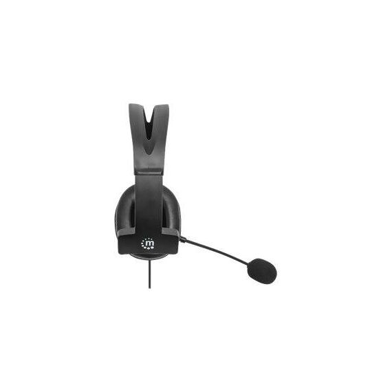 Manhattan Mono Over-Ear Headset (USB), Reversible Microp | 180849