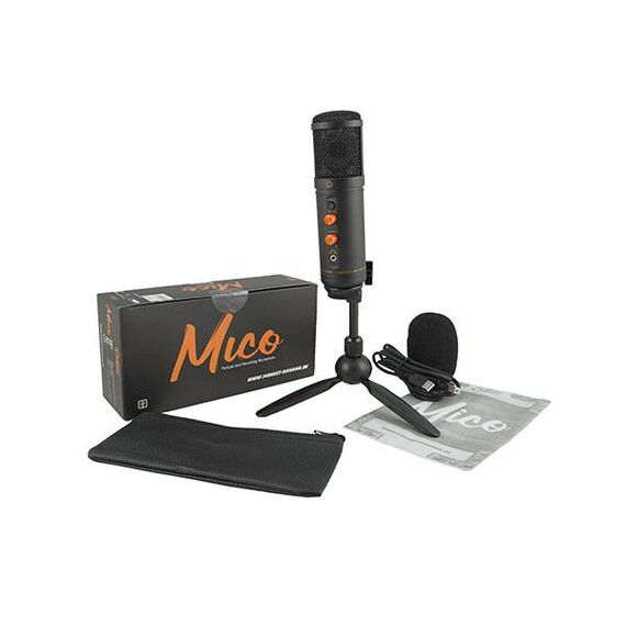 Monkey Banana Mico. Table microphone, Wired, USB.  Black 231289