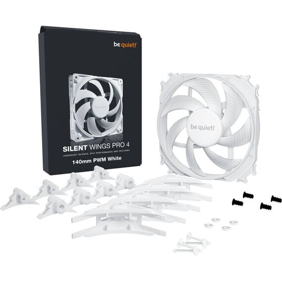be quiet! Silent Wings Pro 4 PWM White, 140mm BL119
