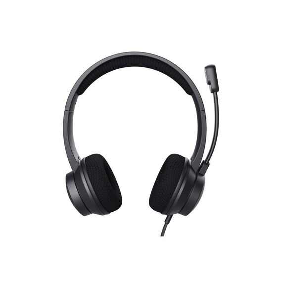 Trust HS-260 - Headset - on-ear - wired - USB-A - black | 25334