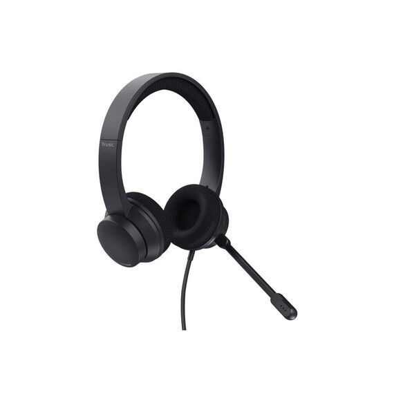 Trust HS-260 - Headset - on-ear - wired - USB-A - black | 25334