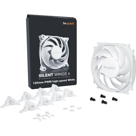 be quiet! Silent Wings 4 PWM High-Speed White, 120mm BL115