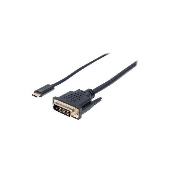 Manhattan USB-C to DVI-D Cable, 1080p@60Hz, 2m, Male to  | 152457