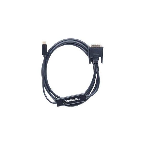 Manhattan USB-C to DVI-D Cable, 1080p@60Hz, 2m, Male to  | 152457
