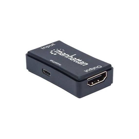 Manhattan HDMI Repeater, 4K@60Hz, Active, Boosts HDMI Si | 207621
