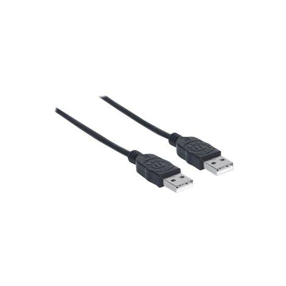 Manhattan USB-A to USB-A Cable, 1m, Male to Male, 480 Mb | 353892