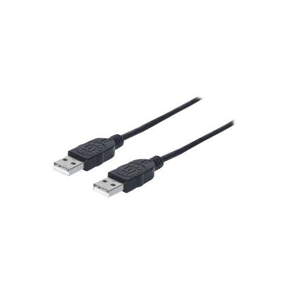 Manhattan USB-A to USB-A Cable, 1m, Male to Male, 480 Mb | 353892