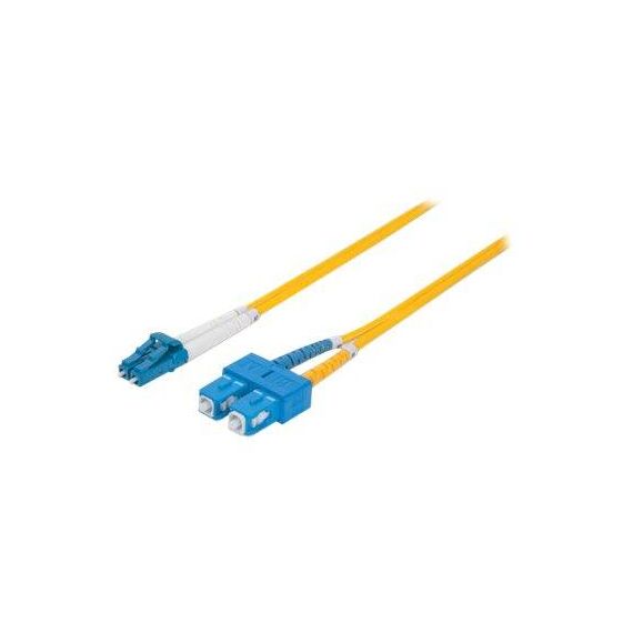 Intellinet Fibre Optic Patch Cable, OS2, LC/SC, 2m, Yell | 473972
