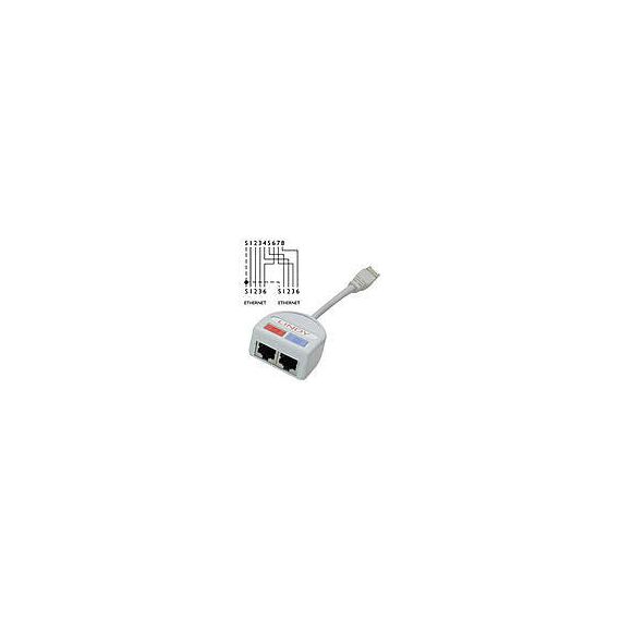 Lindy UTP Port Doubler - Network splitter - RJ-45 (M) to  | 34002