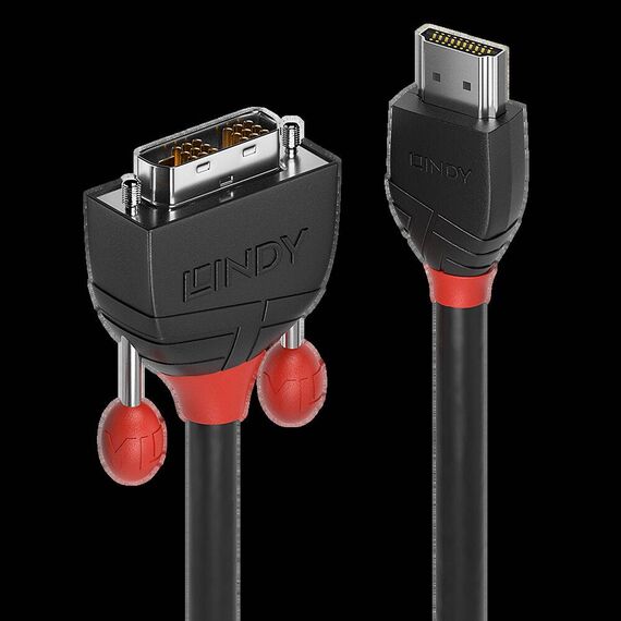 Lindy Black Line - Video cable - single link - HDMI (M) t | 36274